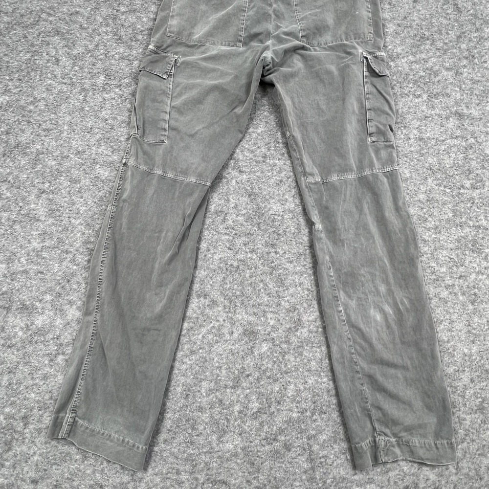 James Perse Pants Mens 32x33 Gray Green Cargo Relaxed Fit Cotton Canvas Standard - Picture 11 of 16